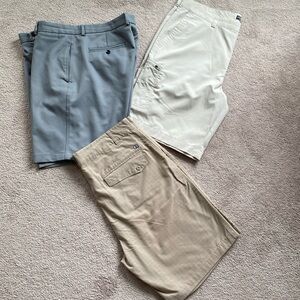 Active golf shorts 3 pairs all size 38” grey and beige in excellent condition